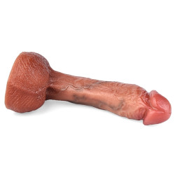 RealCockz Gode Curved Balls 16 x 3.5cm Marron